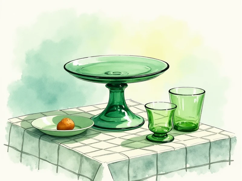 depression glass green